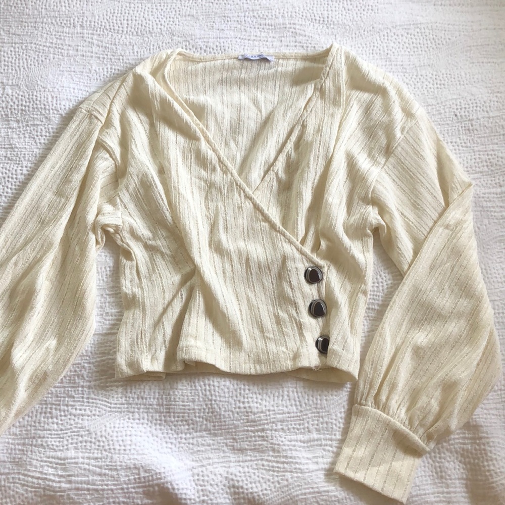 Zara cream top